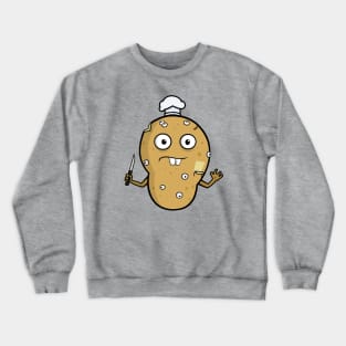 Just a zombie potato who wants revenge Crewneck Sweatshirt